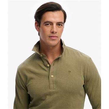 SUPERDRY CLASSIC RUGBY TOP - SAGE