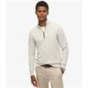 SUPERDRY ESSENTIALS COTTON 1/2 ZIP - GREY