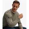 SUPERDRY MERCHANT BRETON JUMPER - GREEN
