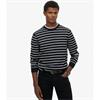 SUPERDRY MERCHANT BRETON JUMPER - NAVY
