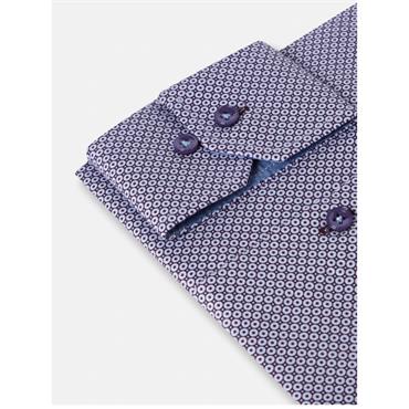 BENETTI MADDISON PRINT SHIRT - PURPLE