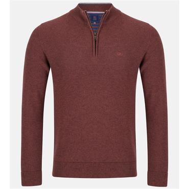 ANDRE MADRID 1/4 ZIP - RED