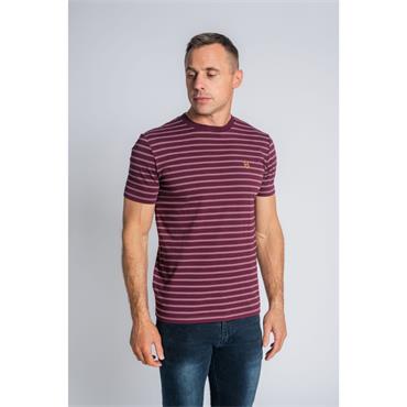 XV KINGS MAGPIES T-SHIRT - BURGUNDY