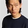 LYLE&SCOTT SUPERFINE CREW SWEATSHIRT - NAVY
