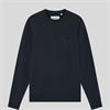 LYLE&SCOTT SUPERFINE CREW SWEATSHIRT - NAVY