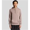 LYLE&SCOTT SUPERFINE PULLOVER HOODIE - LILAC