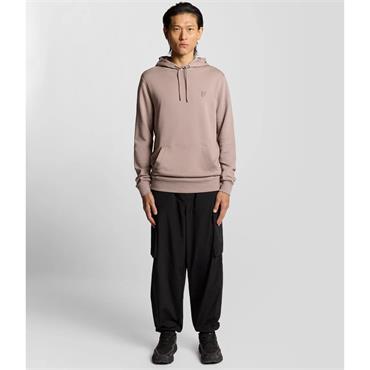 LYLE&SCOTT SUPERFINE PULLOVER HOODIE - LILAC