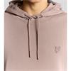 LYLE&SCOTT SUPERFINE PULLOVER HOODIE - LILAC