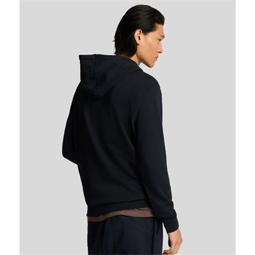 LYLE&SCOTT SUPERFINE PULLOVER HOODIE - NAVY