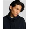 LYLE&SCOTT SUPERFINE PULLOVER HOODIE - NAVY