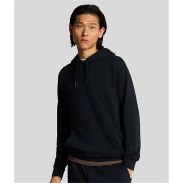 LYLE&SCOTT SUPERFINE PULLOVER HOODIE - NAVY