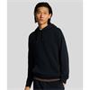 LYLE&SCOTT SUPERFINE PULLOVER HOODIE - NAVY