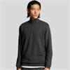 LYLE&SCOTT SUPERFINE 1/4 ZIP SWEATSHIRT - CHARCOAL