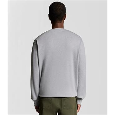 LYLE&SCOTT INTERLOCK SWEATSHIRT - GREY