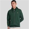 LYLE&SCOTT ZIP-UP HOODIE - GREEN