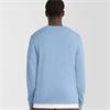 LYLE&SCOTT COTTON CREW NECK SWEATSHIRT - BLUE