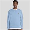 LYLE&SCOTT COTTON CREW NECK SWEATSHIRT - BLUE