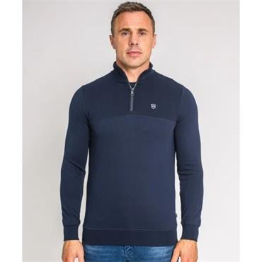 XV KINGS NARBONNE 1/4 ZIP SWEATSHIRT - NAVY