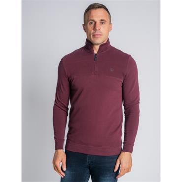XV KINGS NARBONNE 1/4 ZIP - BURGUNDY