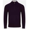 BENETTI OLIVER 1/4 ZIP JUMPER - PURPLE