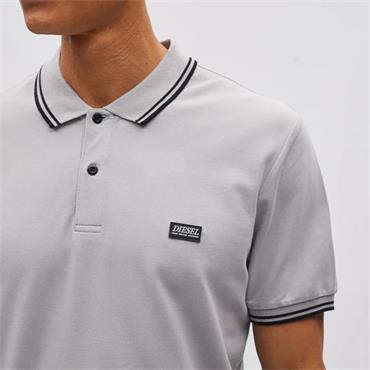 DIESEL CLINTON POLO SHIRT - GREY