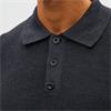 DIESEL JAKOB KNIT POLO - CHARCOAL