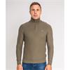 XV KINGS PERPIGNAN 1/4 ZIP JUMPER - OLIVE