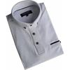 ADVISE KNITTED COLLAR POLO SHIRT - WHITE