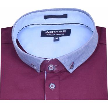 ADVISE POLO SHIRT - BURGUNDY