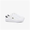 LACOSTE POWERCOURT LEATHER SNEAKER - WHITE