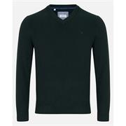 BENETTI QUINN V-NECK JUMPER - GREEN