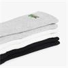 LACOSTE 6-PACK SOCKS - WHITE