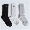 LACOSTE 6-PACK SOCKS - WHITE