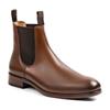 ANATOMIC ROBERTO LEATHER SLIP ON BOOTS - BROWN