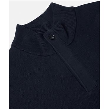 BENETTI ROSS 1/4 ZIP - NAVY