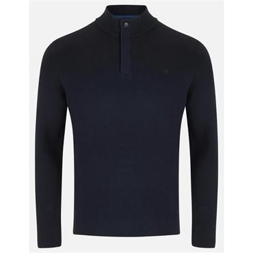 BENETTI ROSS 1/4 ZIP - NAVY