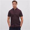 DIESEL SULLIVAN SHORT SLEEVE SHIRT - BURGUNDY