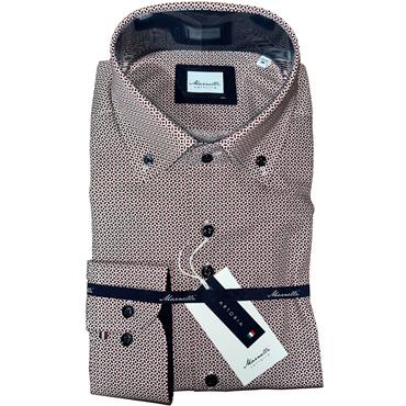 MARNELLI SCOTT PRINT SHIRT - RED