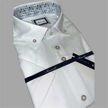 MARNELLI SCOTT SHORT SLEEVE SHIRT - WHITE