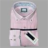 MARNELLI SCOTT STRIPE LINEN MIX SHIRT - PINK