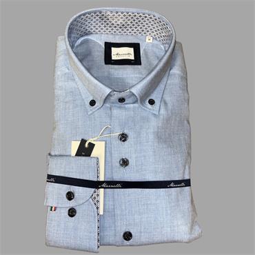 MARNELLI SCOTT H04 BUTTON DOWN SHIRT - BLUE