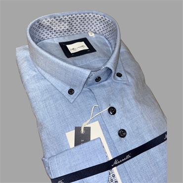 MARNELLI SCOTT H04 BUTTON DOWN SHIRT - BLUE