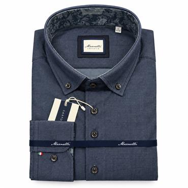 MARNELLI SCOTT H04 BUTTON DOWN SHIRT - CHARCOAL