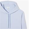 LACOSTE EMBOSSED BRANDING HOODIE - BLUE