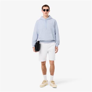 LACOSTE EMBOSSED BRANDING HOODIE - BLUE