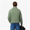 LACOSTE ZIP-UP INTERLOCK SWEATSHIRT - GREEN