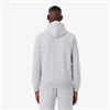 LACOSTE ZIP-UP FLEECE HOODIE - GREY