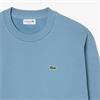 LACOSTE COTTON FLEECE SWEATSHIRT - BLUE