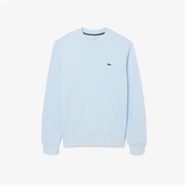 LACOSTE FLEECE CREW NECK SWEATSHIRT - BLUE