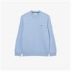 LACOSTE FLEECE CREW NECK SWEATSHIRT - BLUE